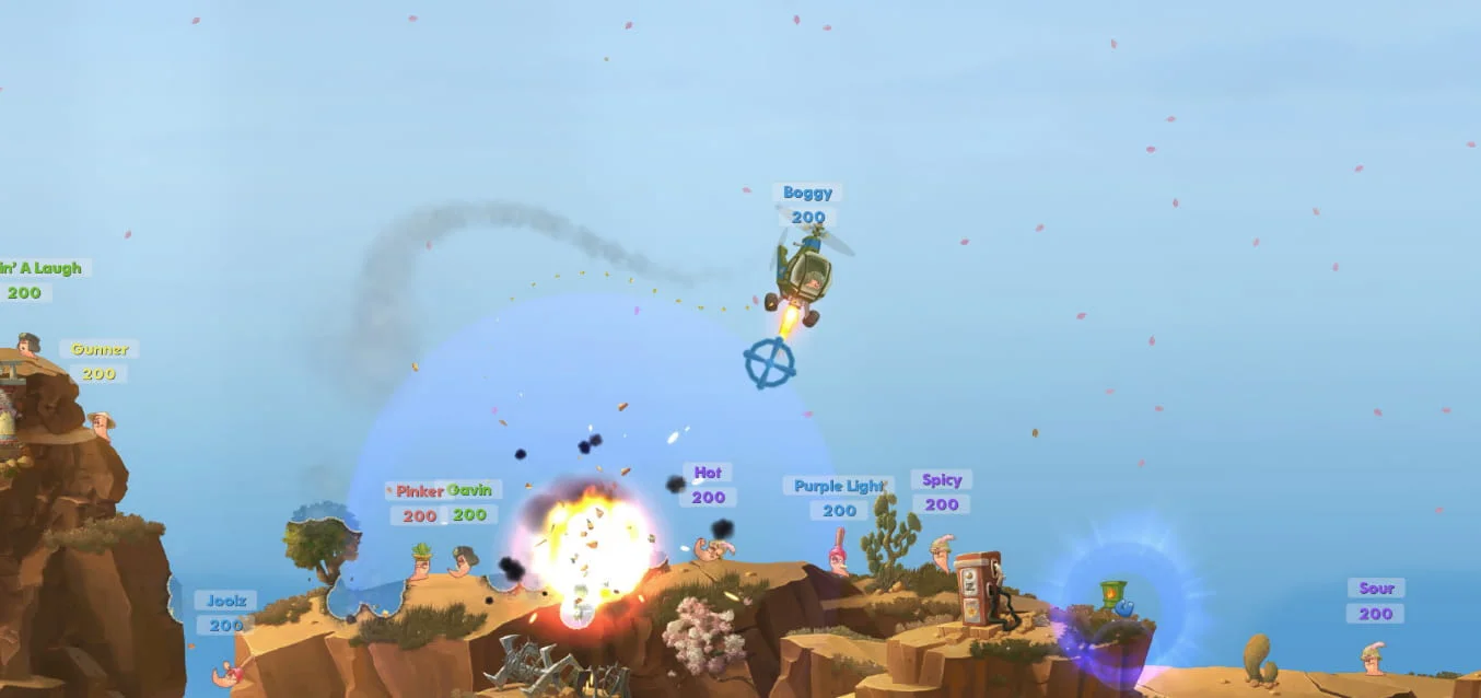 Worms W.M.D screenshot 1