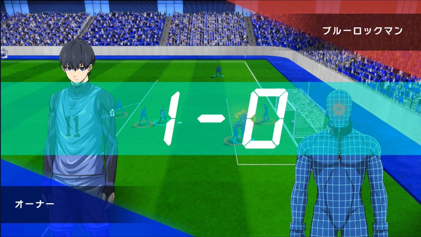 ฉากแข่งขันกลางสนามพร้อมเอฟเฟกต์ระเบิดประตู