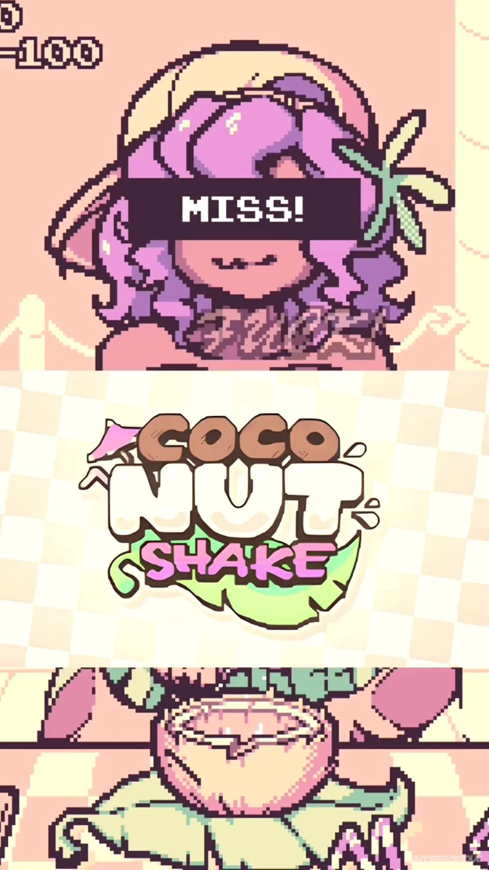 หน้าจอตกแต่งแก้วและท็อปปิ้งใน Coco Nutshake