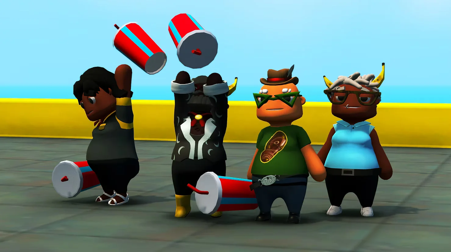 Nhân vật ragdoll giao hàng trong Totally Reliable Delivery Service