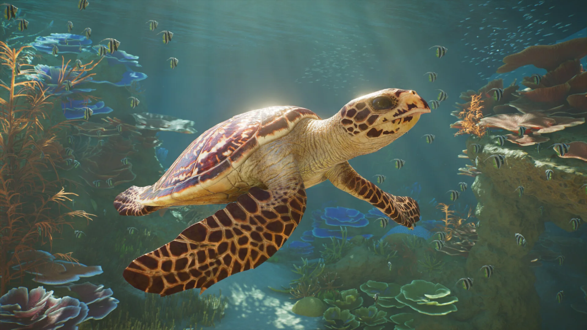ภาพหน้าจอถิ่นอาศัยของสัตว์ใน Planet Zoo 2 Mobile