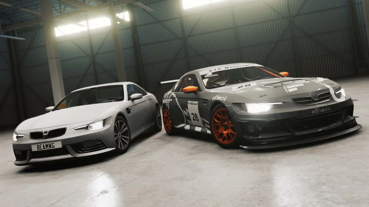 Mașină sport BeamNG.drive