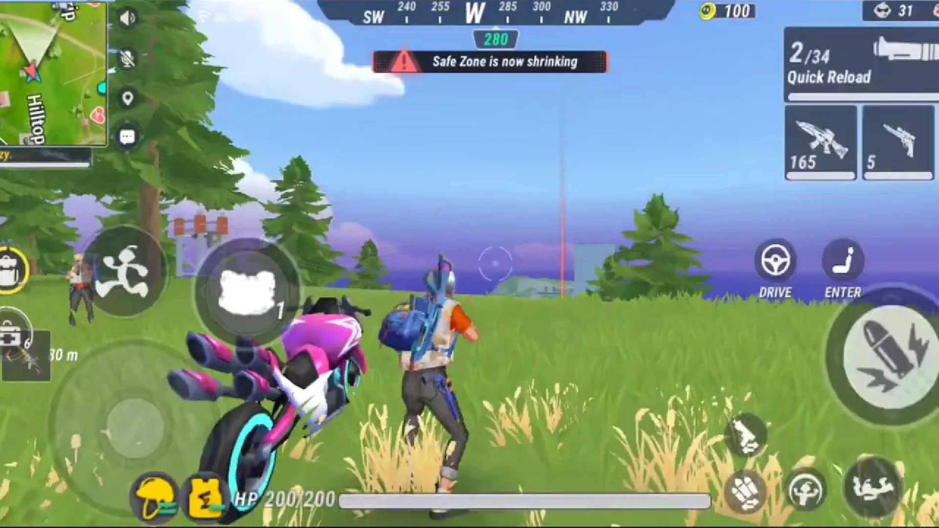 Drop awal di kawasan panas