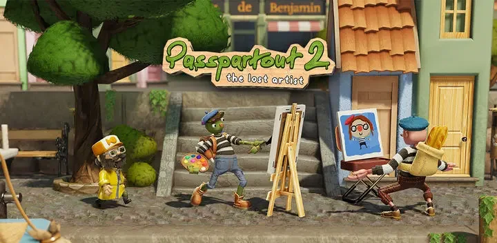 ภาพบรรยากาศย่านศิลป์ในเกม