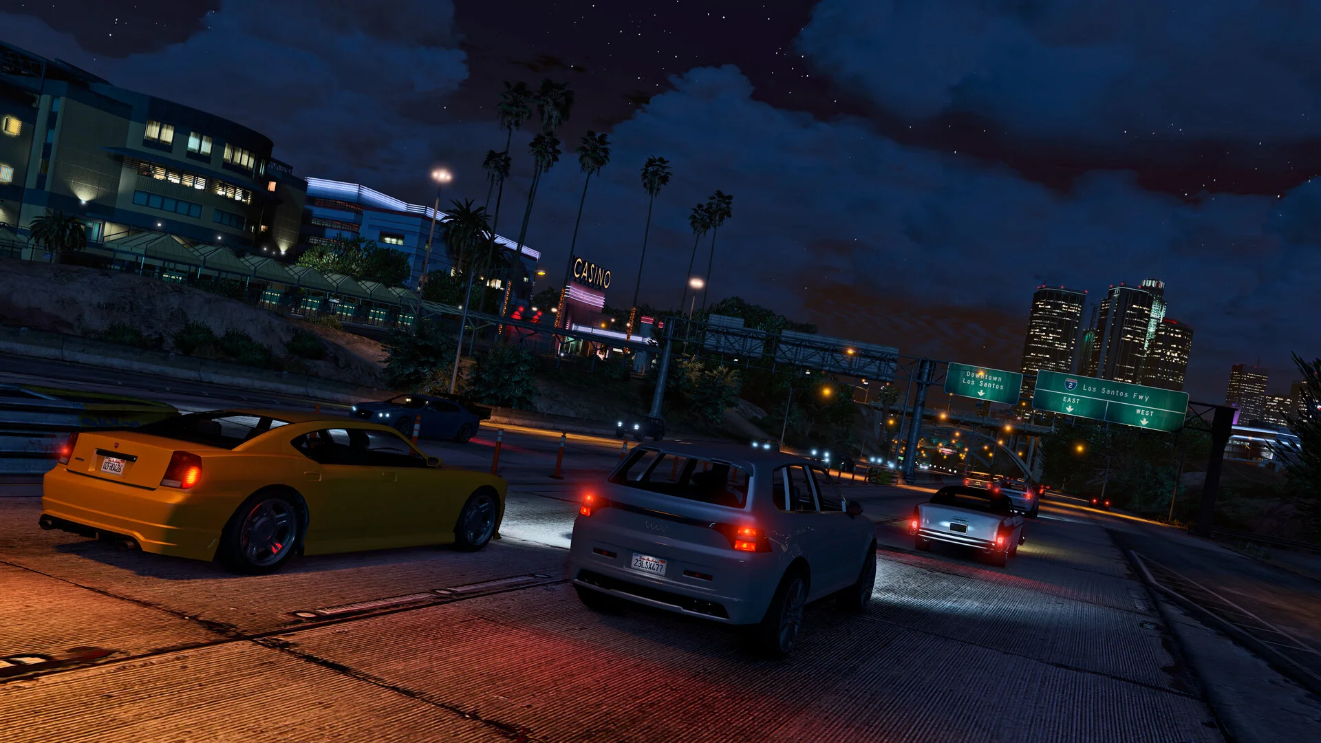 Bandar Los Santos waktu malam