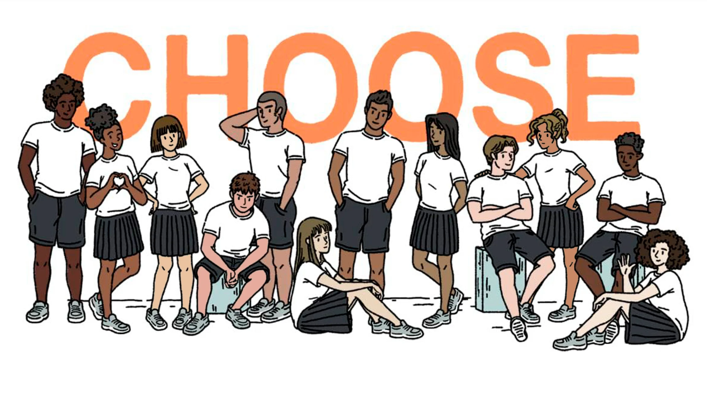 Pasangan dan kucing comel dalam ruang tamu Adorable Home