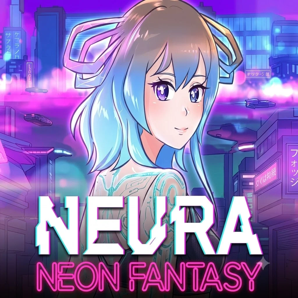 พื้นที่สำหรับโลโก้เกม NEURA: Neon Fantasy