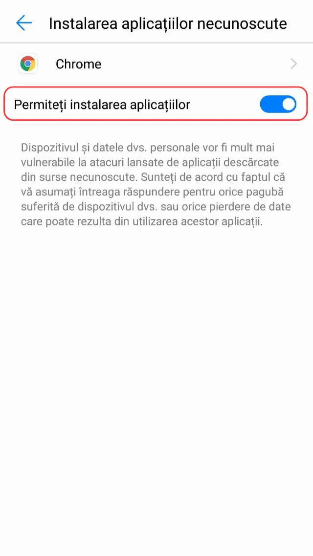 Instalare APK – pas 3 (9:16)