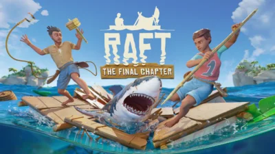 Pemandangan rakit di lautan