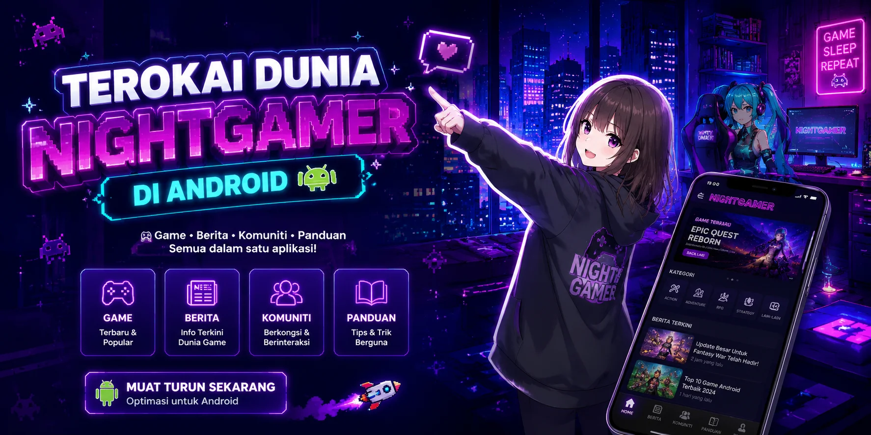 Terokai Dunia Nightgamer
