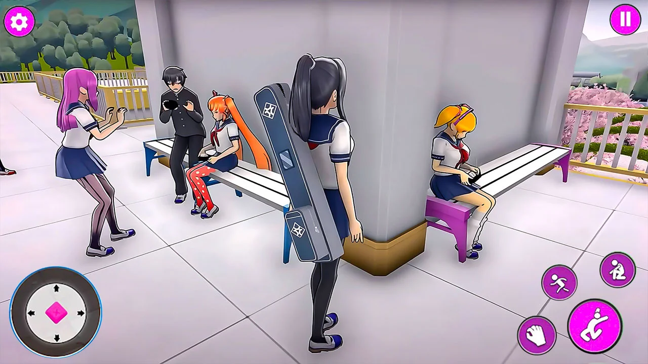 Yandere Simulator character interaction