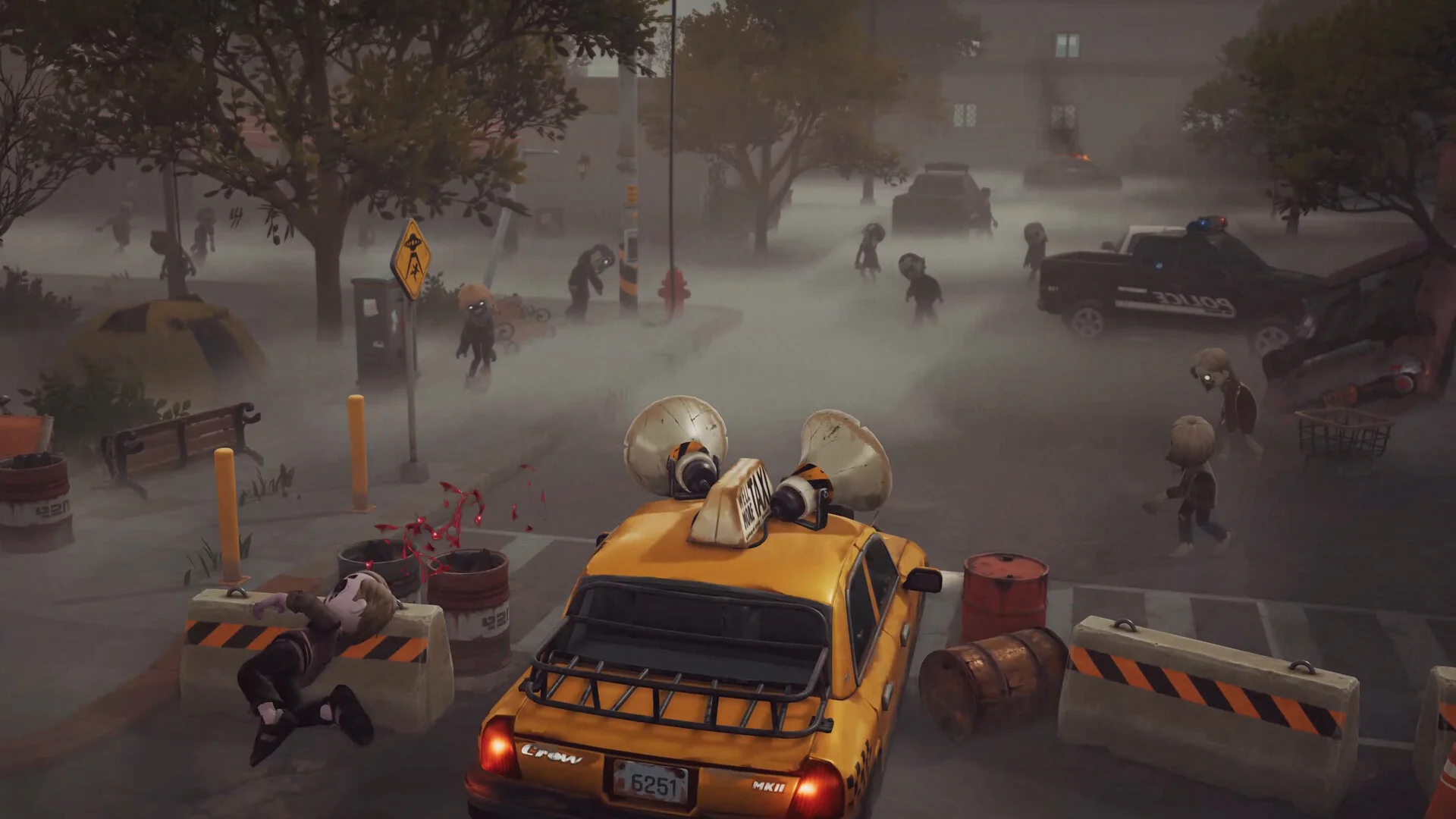 ทีมผู้รอดชีวิตกำลังเตรียมตัวก่อนฝนสีแดงตก