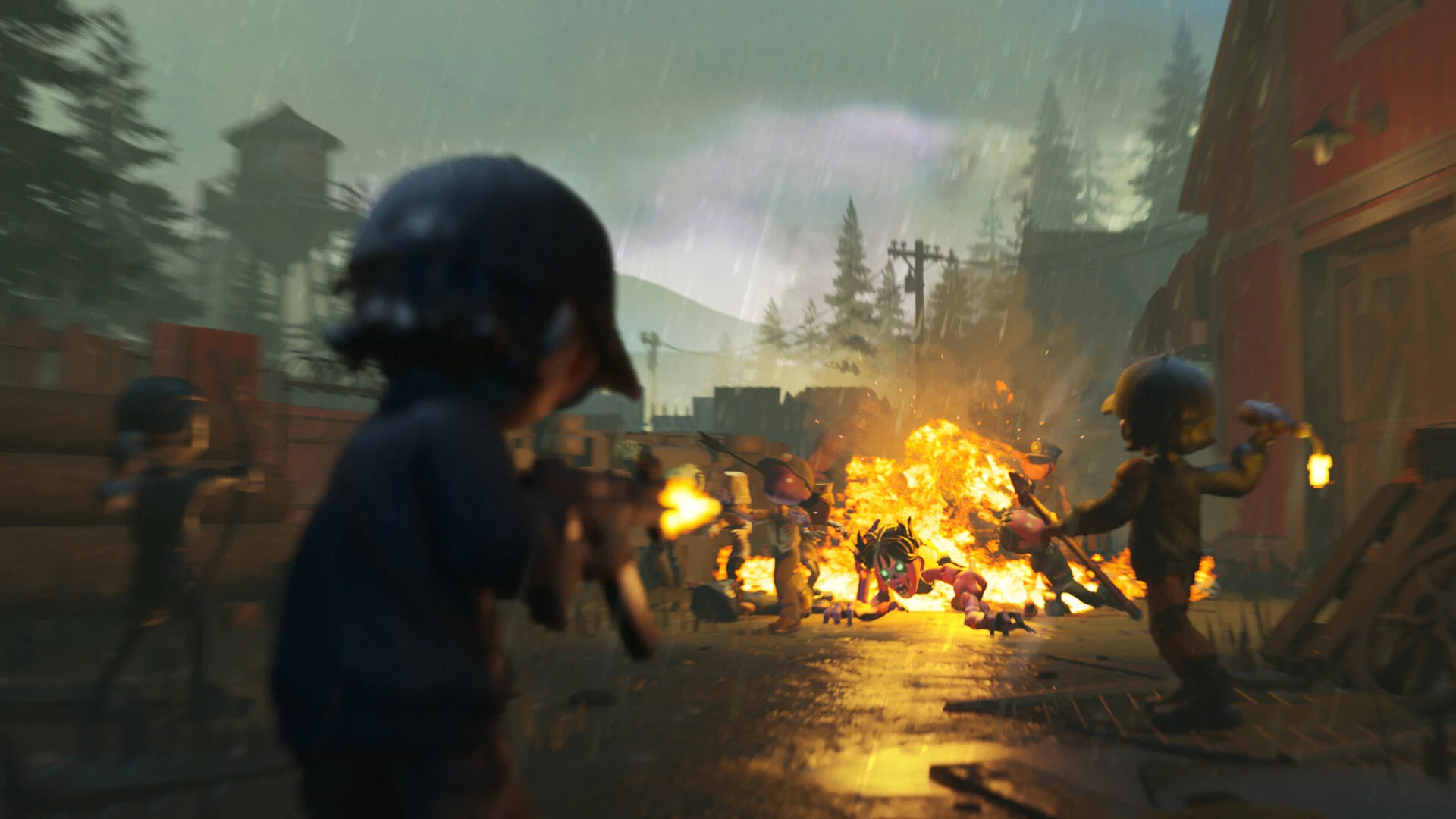 รถ RV ที่ถูกดัดแปลงบุกฝ่าถนนที่เต็มไปด้วยซอมบี้