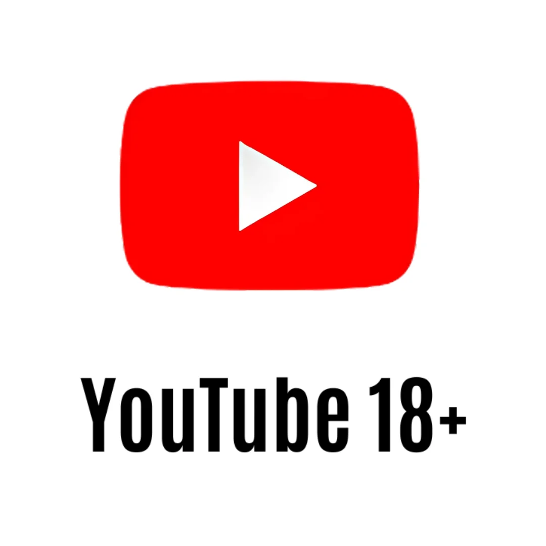 Pictogramă YouTube 18+