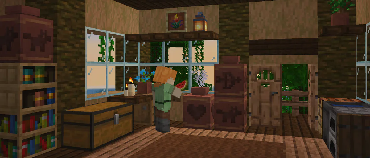 Minecraft kreativna gradnja