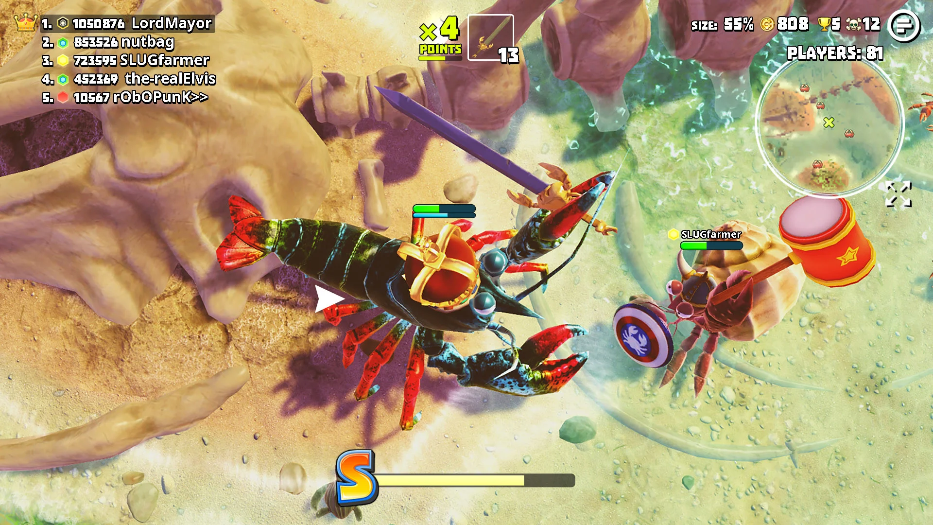 King of Crabs gameplay 2