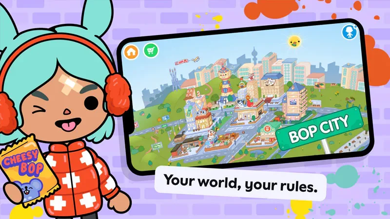 Uređivanje doma u Toca Boca Mobile