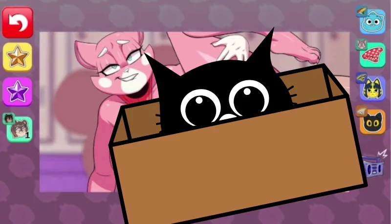 หน้าจอจบเกม TRAP THE CAT