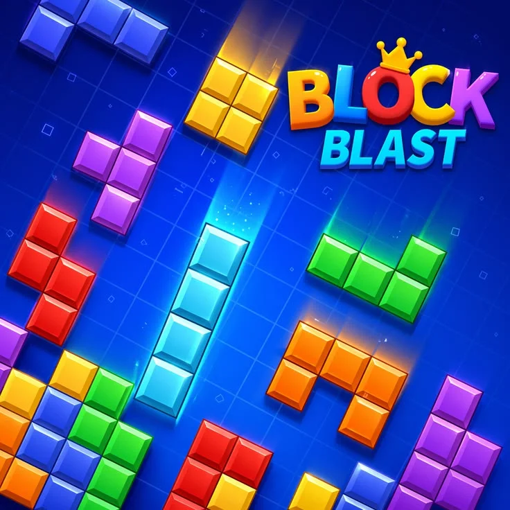 Block Blast screenshot - herní plocha