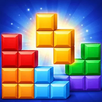 Block Blast screenshot - skládání bloků
