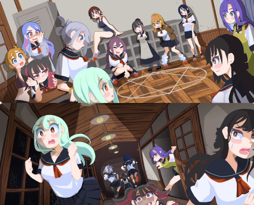 Tentacle Girls Hunt gameplay 01