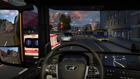 Euro Truck Simulator 2 Mobile kamion na autoputu