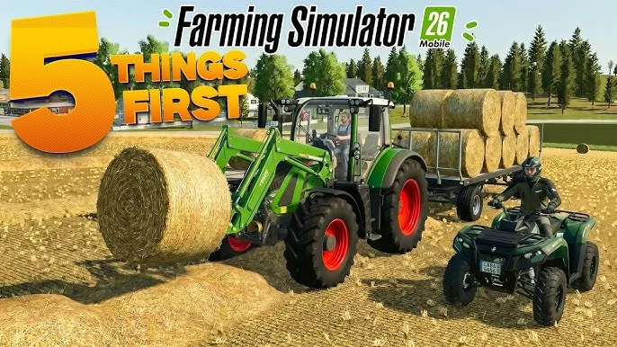 Farming Simulator 26 Mobile traktor na polju