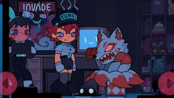 Animasi GIF radar mengesan maskot cryptid