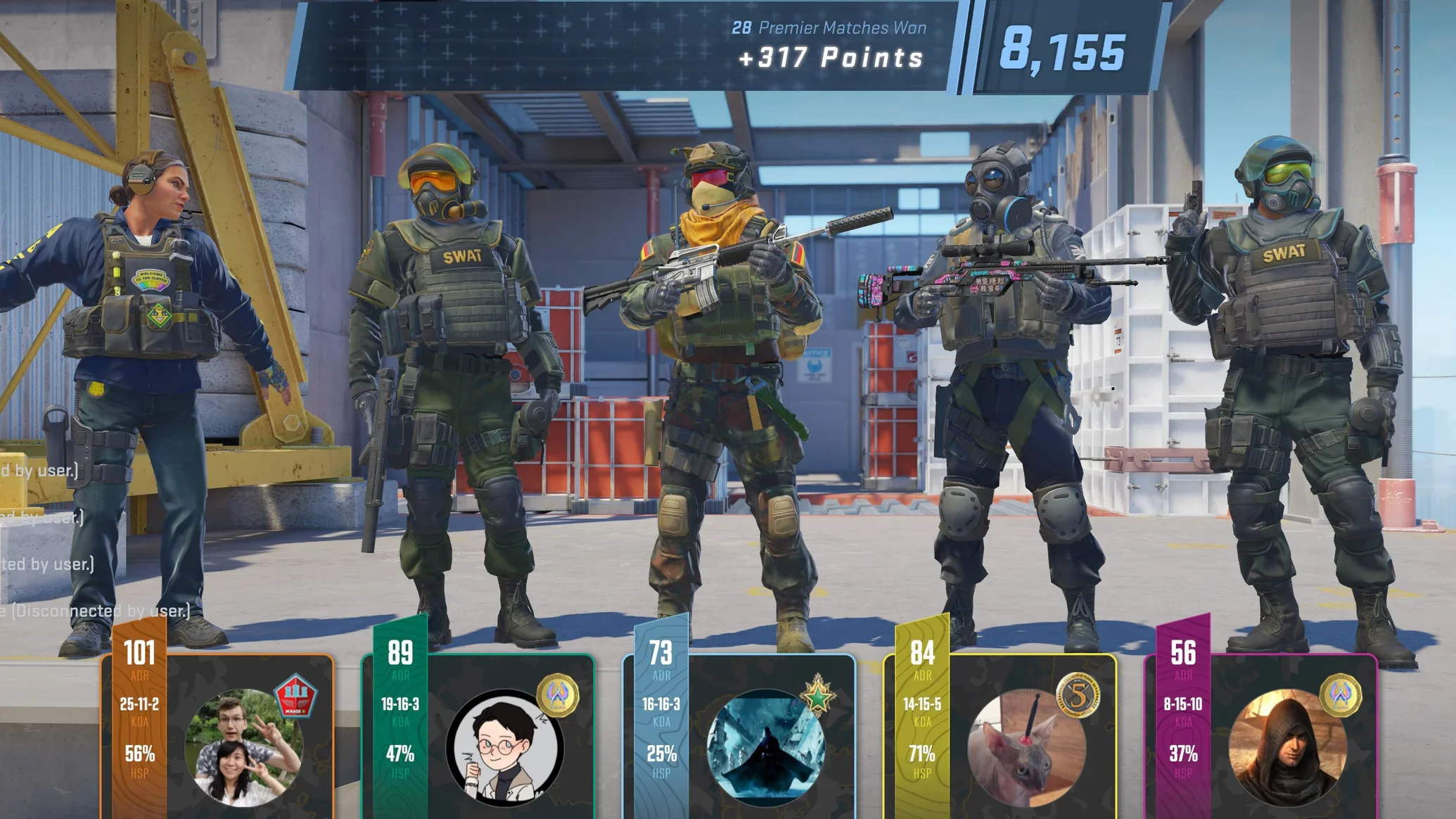 ภาพโปรโมต Counter-Strike 2 และตัวละครในเกม